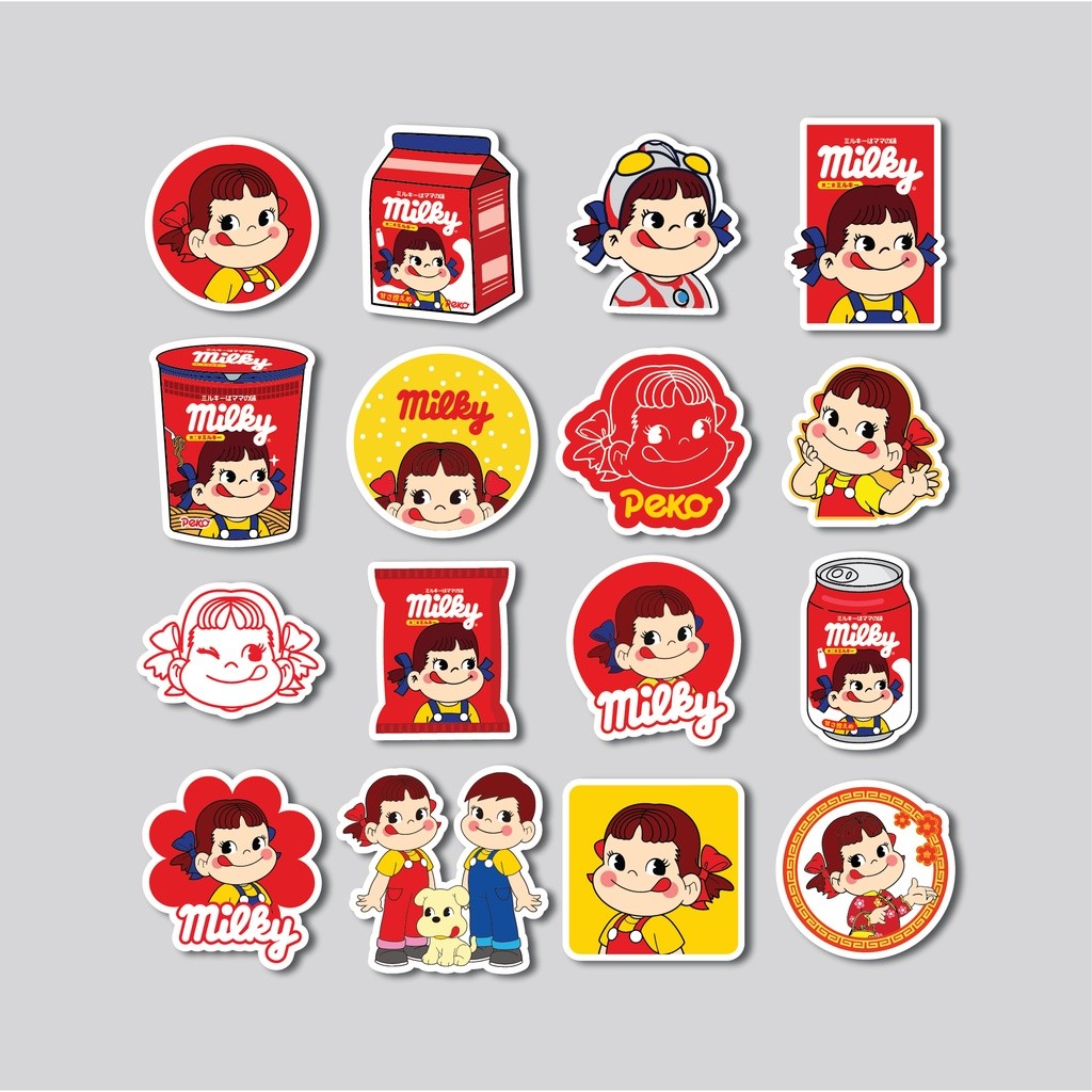 

Sticker Pack Milky Peko | Sticker Tumblr | Stiker Laptop Koper Helm