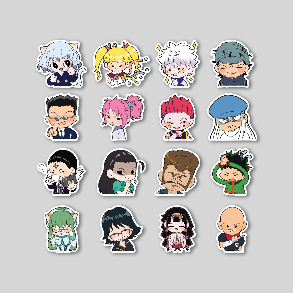 

Sticker Pack Chibi Hunter X Hunter | Sticker Tumblr | Stiker Laptop Koper Helm