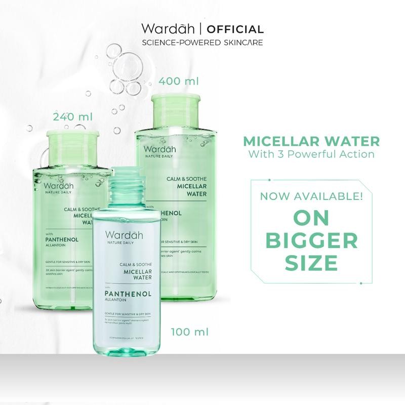 

WARDAH Nature Daily Calm & Soothe Micellar Water - Skincare
