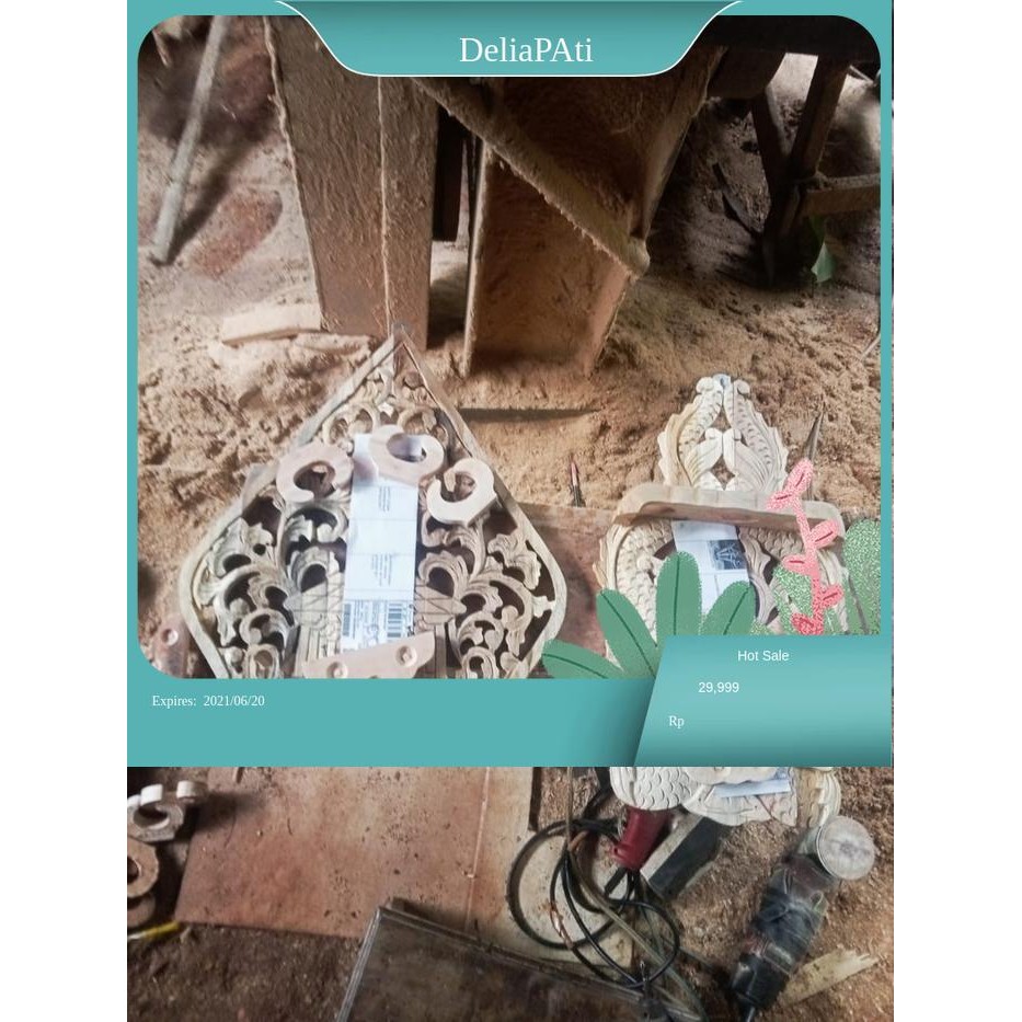 blawong keris gunungan ukir joglo dan naga kembar ukir alus mentah dari kayu jati bk  Keris sengkela