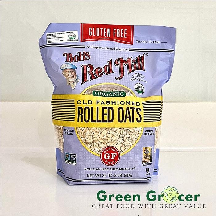 

PROMO!BOB 'S RED MILL Organic Old Fashion Rolled Oats 907GR / GLUTEN FREEREADY