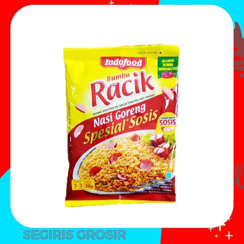 

Indofood Bumbu Racik Nasi Goreng Spesial Sosis 20gr