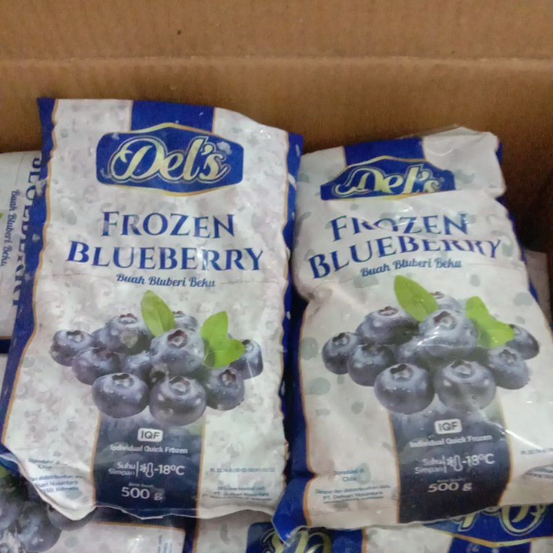 

Blueberry IQF Frozen berat 500gr