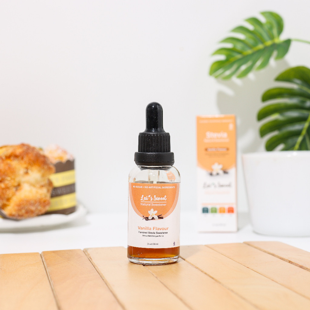 

Stevia Cair Vanilla Flavor 30 ML HALAL & BPOM