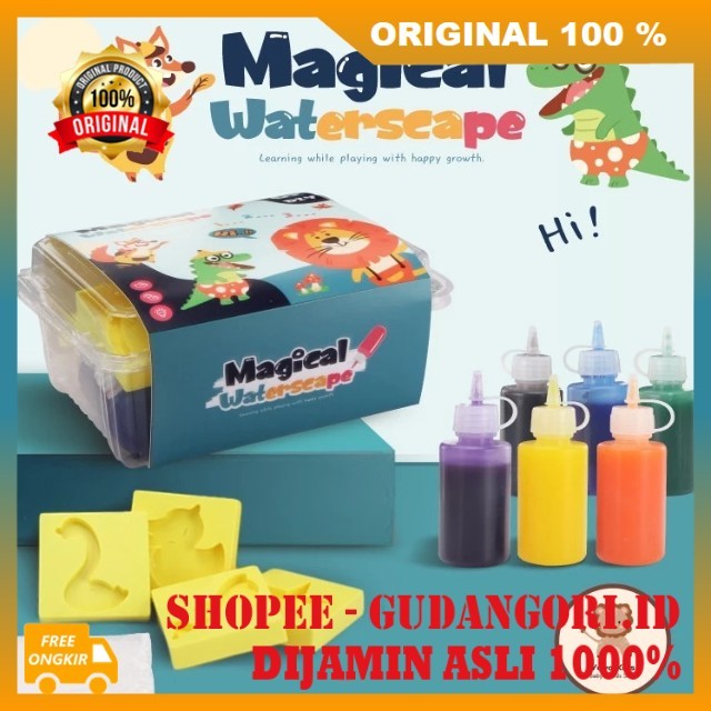 DIY Magical Jelly Waterscape Mainan Jelly Air Magic Mainan Water Jelly Mainan Montessori Kreatif ORI