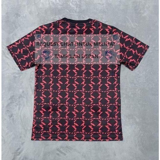JERSEY BAJU BOLA MEN.U TRAINING MERAH TEZOS 2024/2025 FANS VERSION NEW