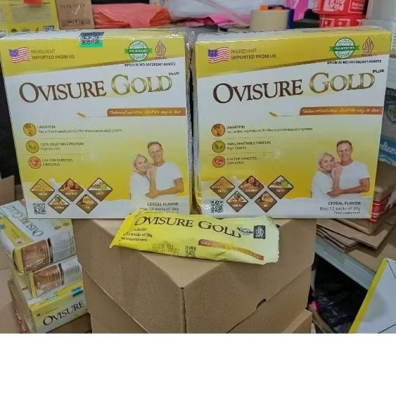 

2box PAKET-OVISURE GOLD USA SUSU UNTUK TULANGDANSENDI 100% IMPORT USA