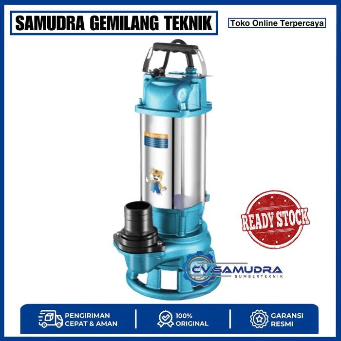 Pompa Celup Air Kotor 1500W Pompa Kolam Ikan / Banjir Stainless 2inch