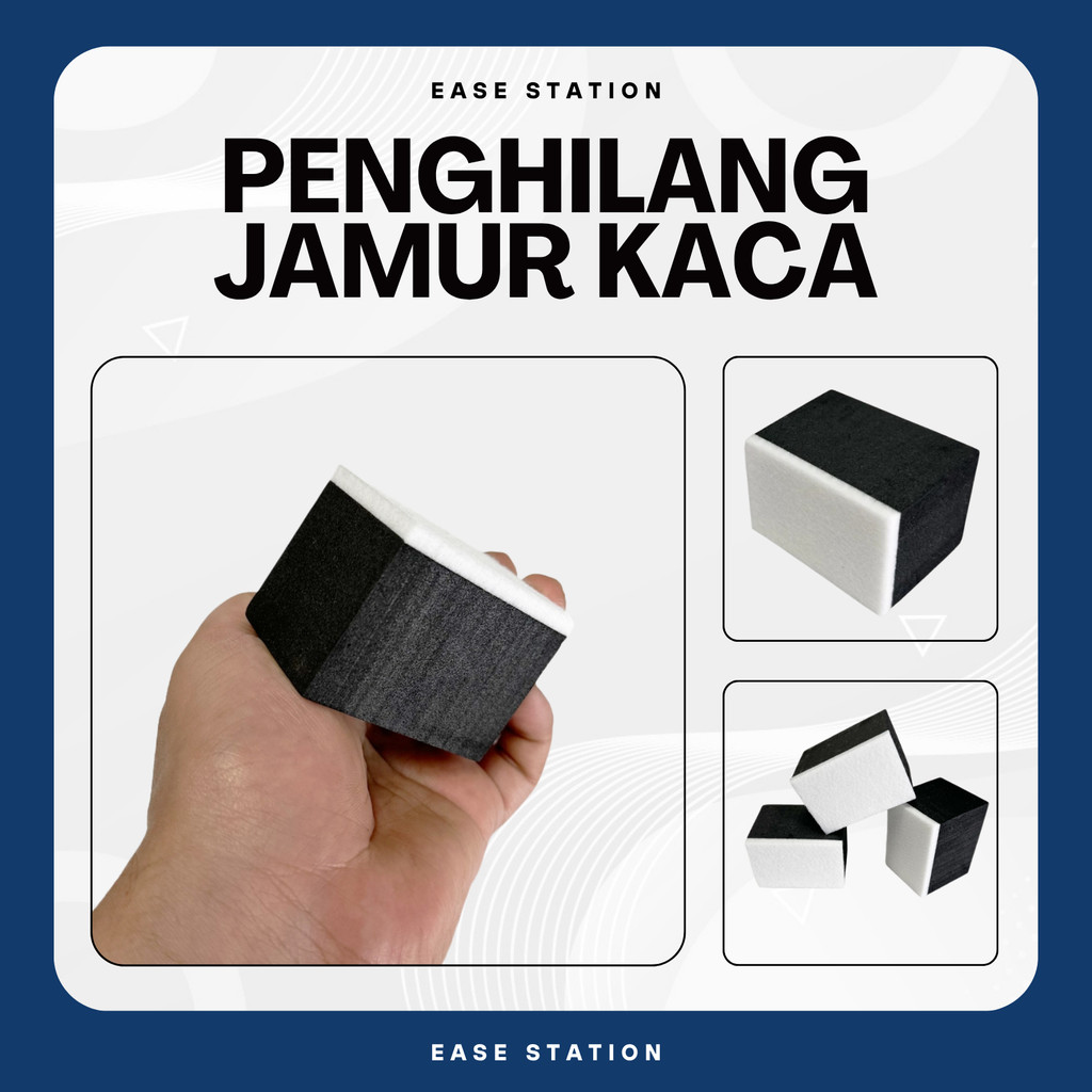 PAD POLES KACA MOBIL DAN AQUARIUM PENGHILANG BARET JAMUR KACA FELT BLOCK AUTODETAILING