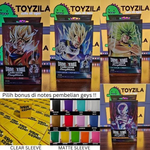 Dragon Ball Super Card Game Fusion World Starter Deck FS 01 02 03 04 FS01 FS02 FS03 FS04 GOKU VEGETA