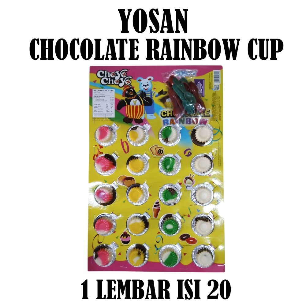 

YOSAN CHOYO-CHOYO RAINBOW CUP LEMBAR ISI 20