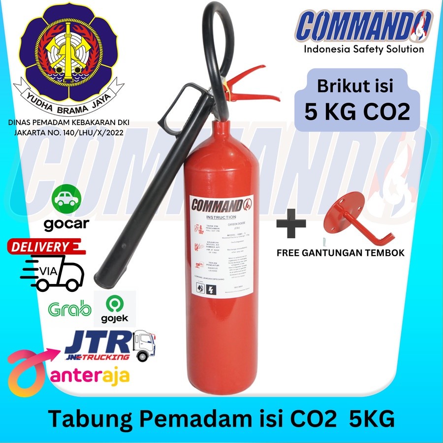 Tabung APAR 5 KG isi CO2CO