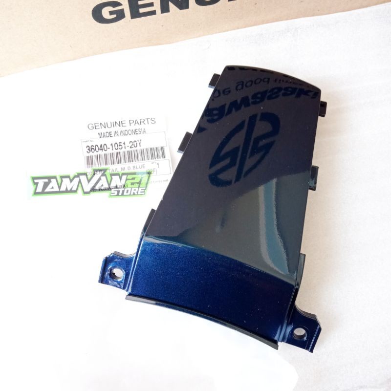 SAMBUNGAN BODY BELAKANG COVER TAIL NINJA RR OLD BIRU NAVY