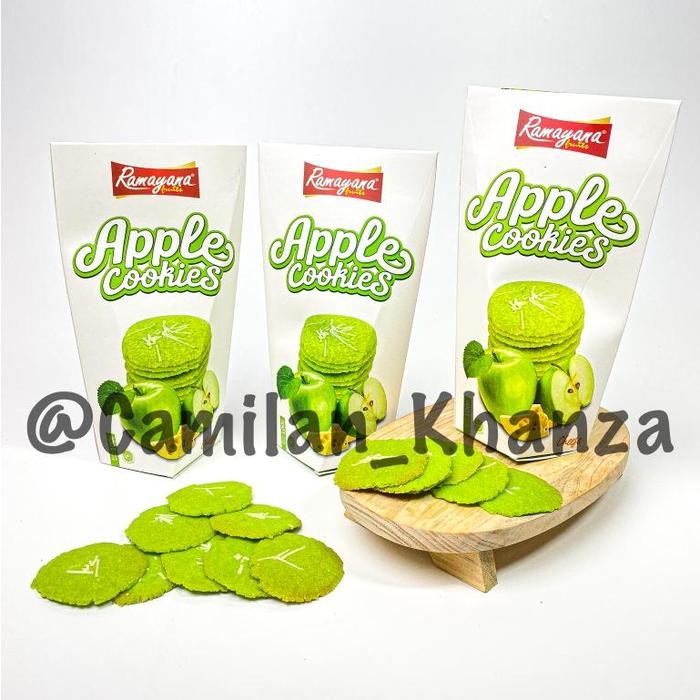 

COOKIES 4 Rasa APEL COKLAT STROBERI BLACCURRANT Khas Kota Wisata Batu - Apel