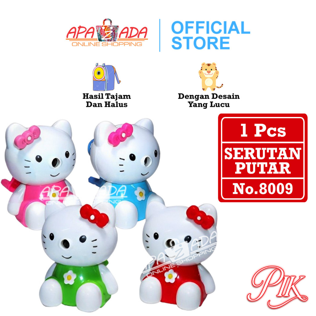 

Serutan Pensil Meja Motif [1 Pcs] / Rautan Pengserut Putar / Rawutan Serut No.8009