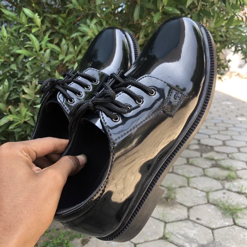 [PREMIUM ORIGINAL] Sepatu Pdh Pendek Tni Ad Sepatu Pdh Polri Sepatu Pdh Security Kilap