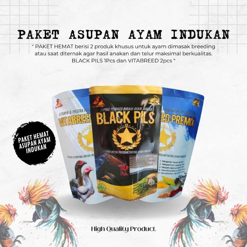 suplemen Ayam thailand Tempur Beringat PAKET ASUPAN INDUKAN Kawin lancar bertelur produktif cetak an
