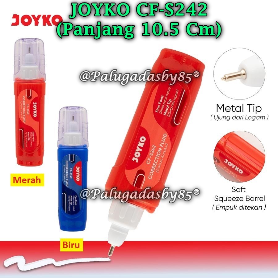 

(1 Biji) Correction Fluid JOYKO CF-S242 / JOYKO Cairan Koreksi Penghapus Cair CF-S242 (1 Biji)