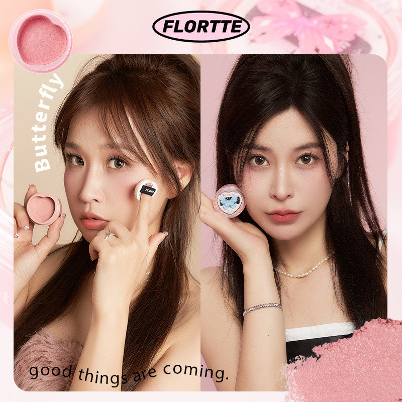 FLORTTE/FLORTTE Beautiful Blush Mud Airy Feel Beginner Melad Wind Blush Cream