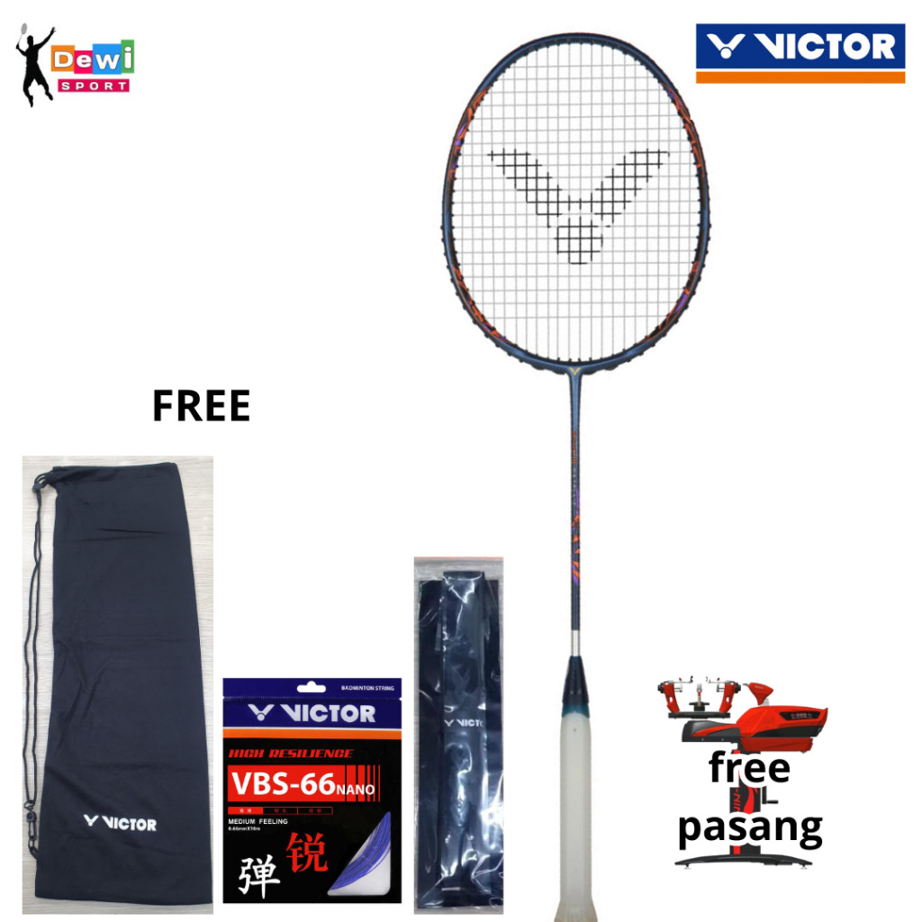 Raket Badminton VICTOR DRIVE X 10 METALLIC 3U/4U CO