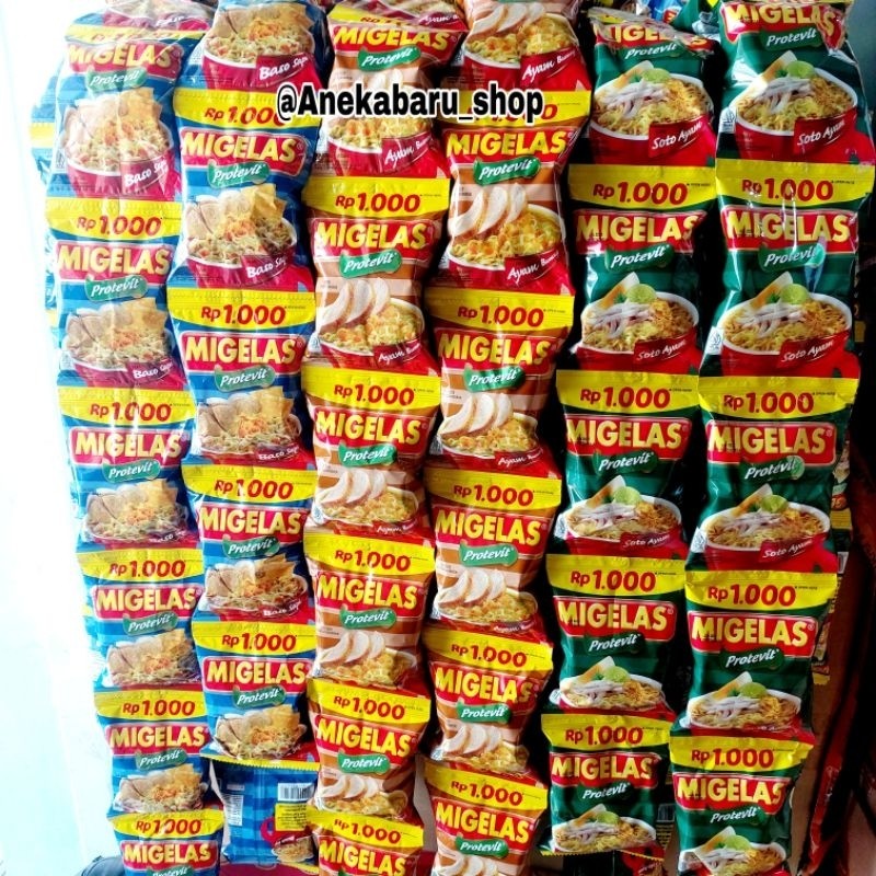 

[ 1 RENCENG / 15 PCS ) MIE GELAS ALL VARIAN RASA 26g
