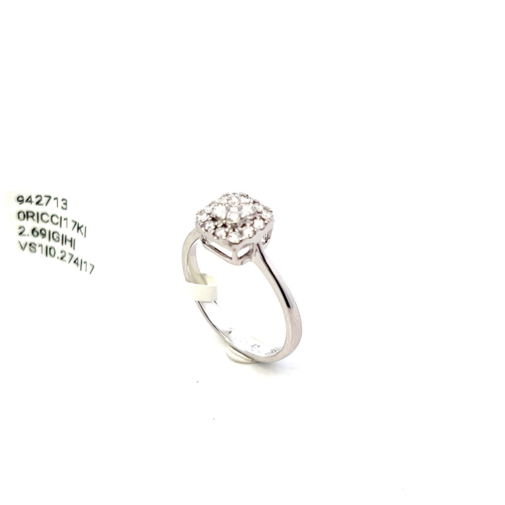 Cincin Berlian White 0.274 ct - 2.69 gr  [GE-942713] By Galeri 24