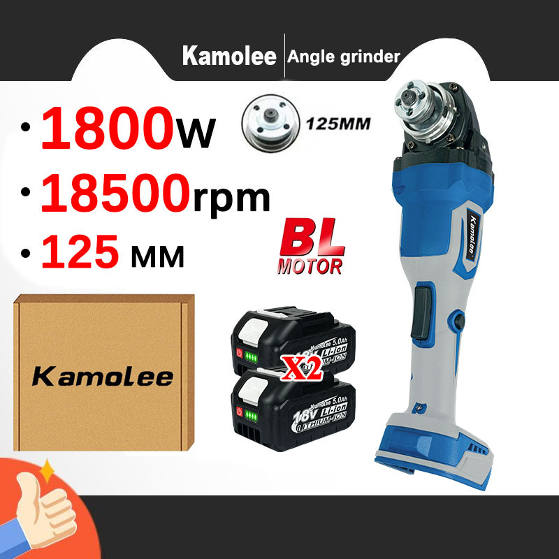 Kamolee DGA504 100mm Electric Angle Grinder/Sander Tool Kit (Compatible with Makita/Kamolee Power To