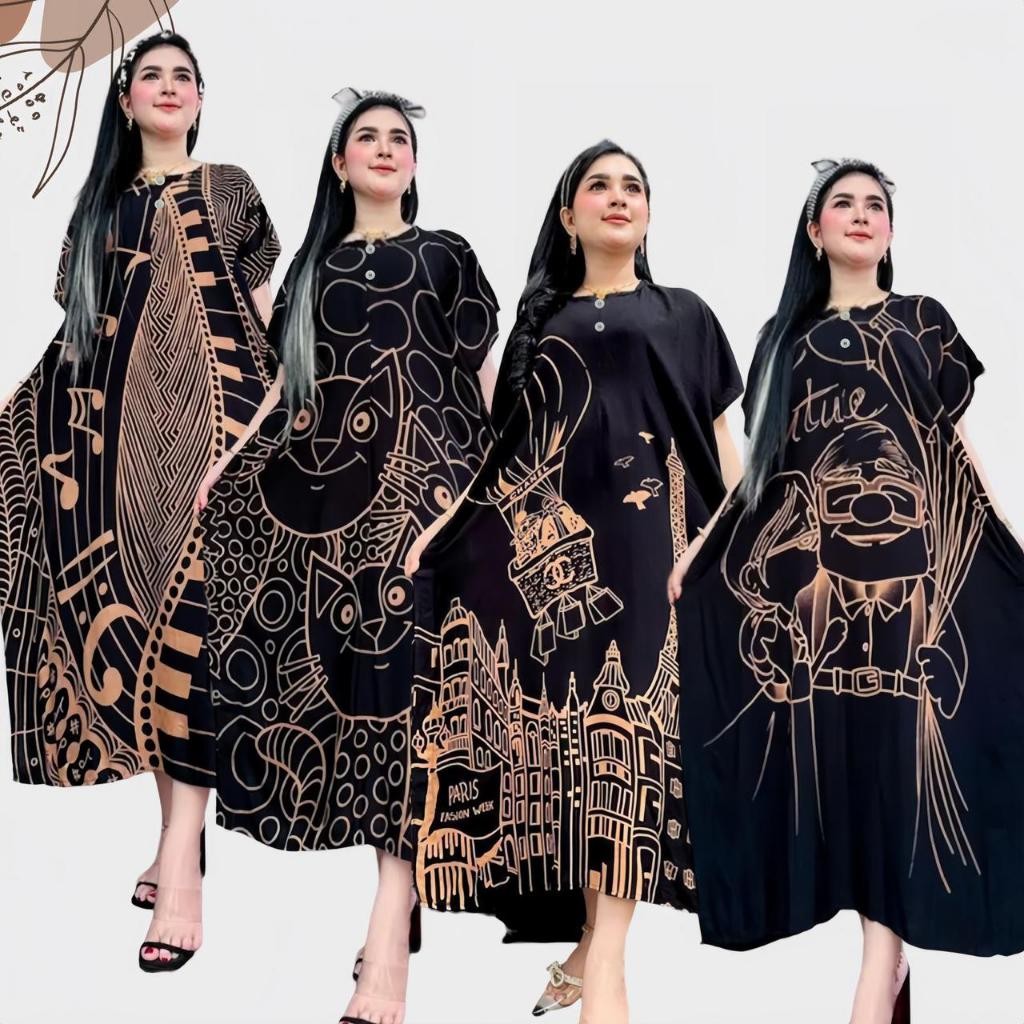 Promo Daster Jumbo Busui Zipper Kelelawar Murah 3pcs - Zipper Busui Friendly – Katun Adem, Jumbo, Mo