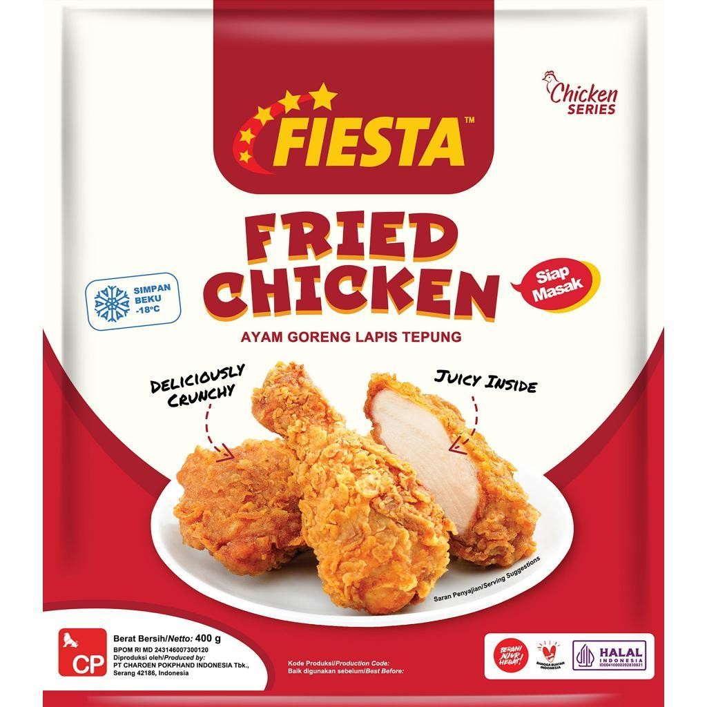 

fiesta fried chicken 400 gr