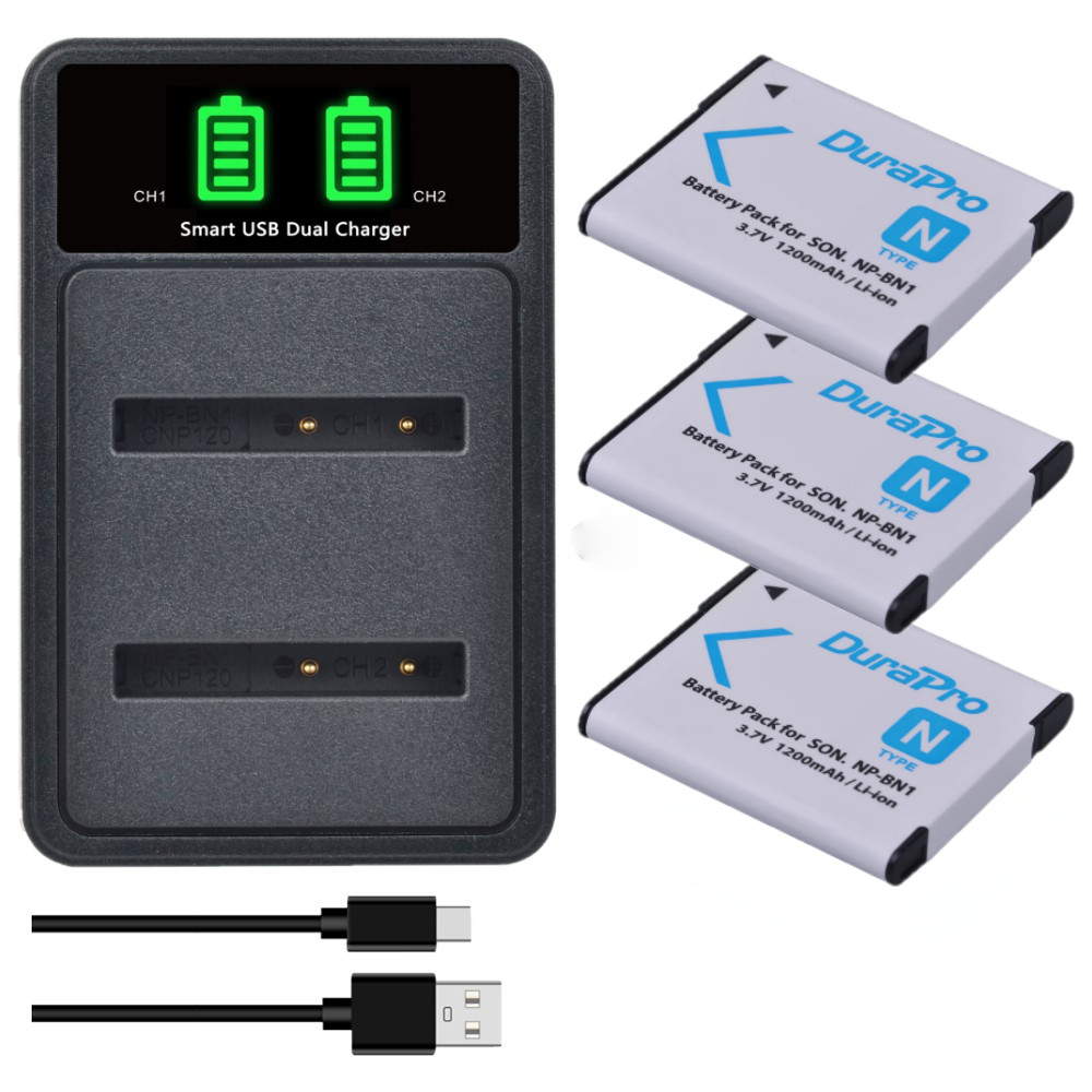 NP-BN NP-BN1 Battery and  arger for Sony DSC-W800 DSC-WX7 DSC-WX220 DSC-W830 DSC-W350 DSC-W310 DSC-w