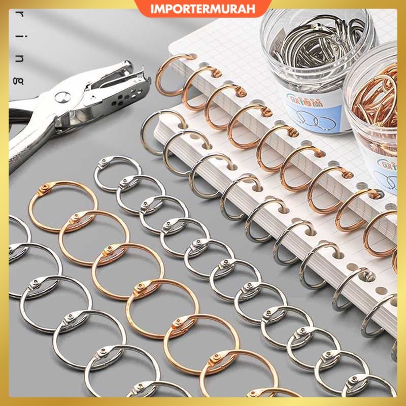 

Ring Buka Tutup Buku Binder Menu Gantungan Kunci 50 PCS - OBS-8