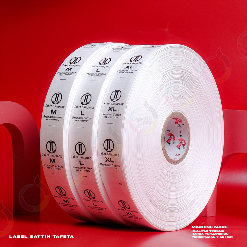 

KAYDEN STORE label tafeta nylon pitaa nylon tafeta washing intruction label slip label baju cap merek