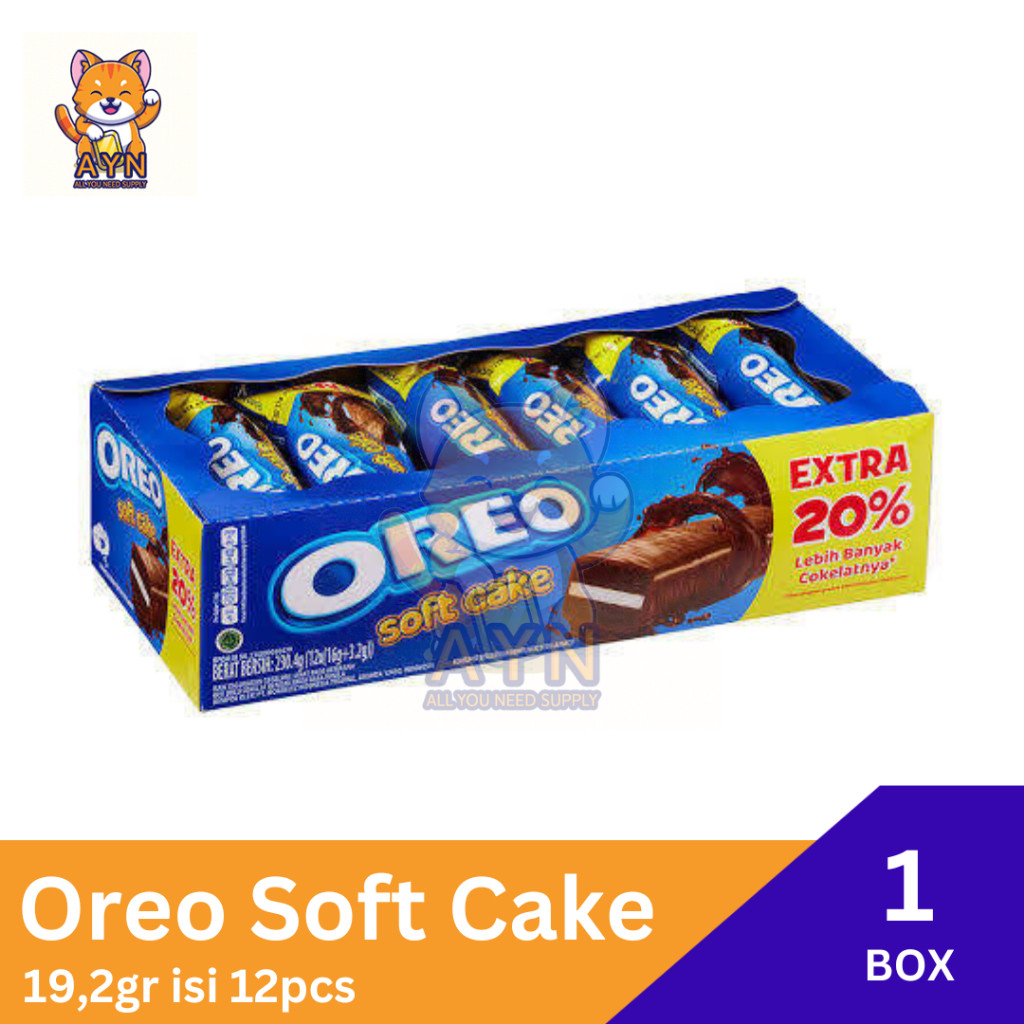 

Oreo Soft Cake 16gr (1 Box Isi 12Pcs)