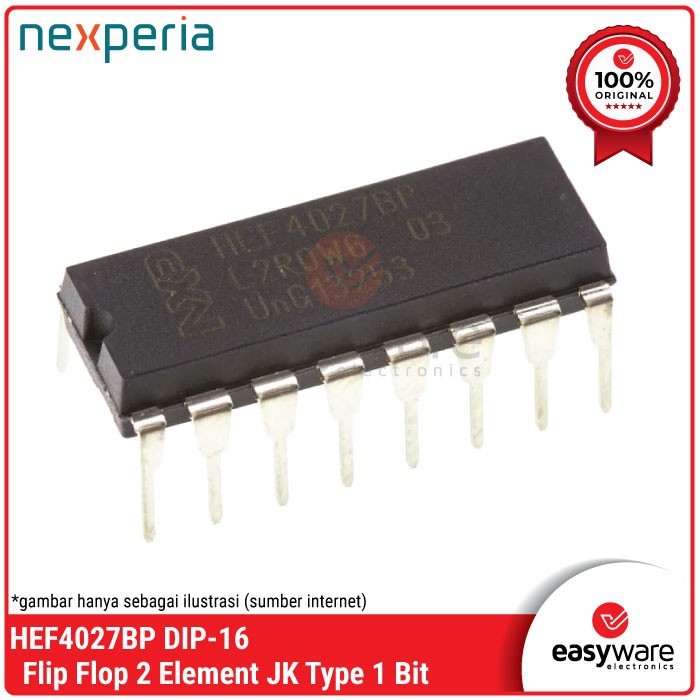 PART & TOOL HEF4027BP DIP-16 NXP ORIGINAL HEF 4027 BP DIP 16 IC FLIP FLOP CCN27