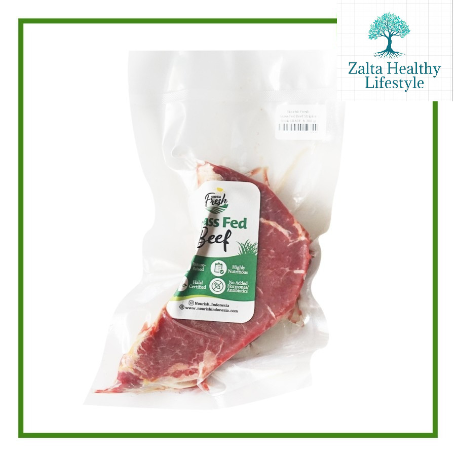 

Organik - Striploin Steak Grass-Fed Grade A 200gr | Daging Sapi Pilihan Sehat