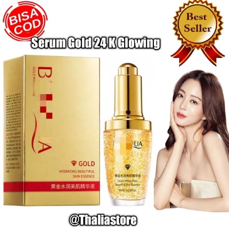 Serum wajah Gold 24 k 24k | Gold essence 24k | Serum wajah emas 24k | Serum wajah Glowing Perfectbea