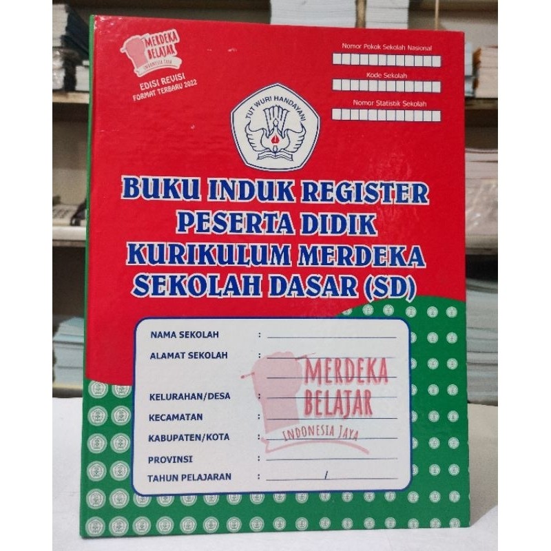 

Buku Induk Siswa SD Merdeka Hard Cover 50 Siswa