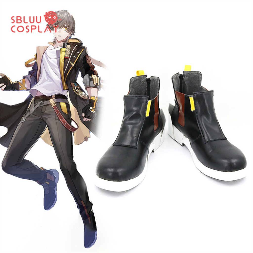 SBluuCosplay Honkai Star Rail Caelus Cosplay Shoes Custom Made Boots