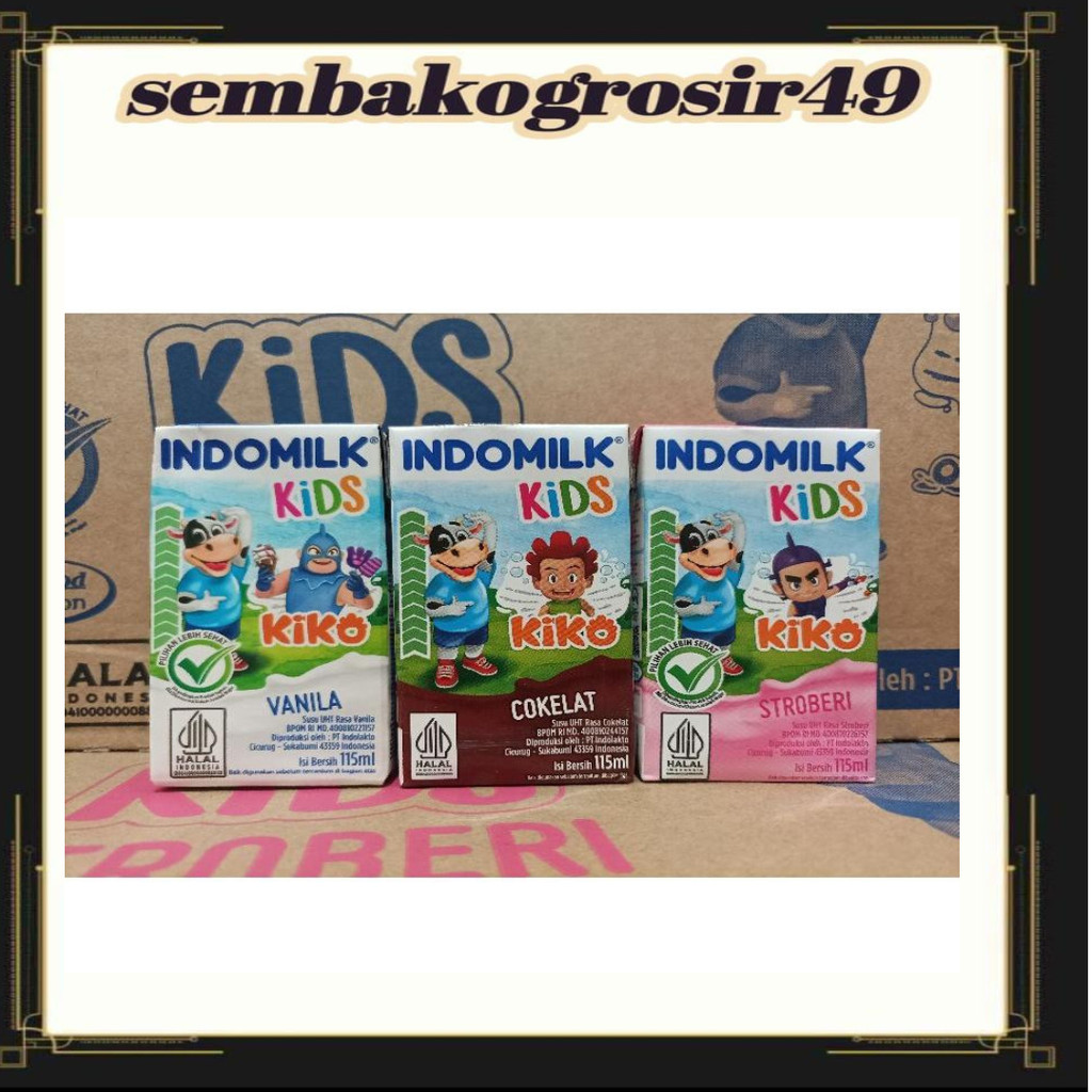 

SSG Susu UHT INDOMILK KIDS 115ml UHT INDOMILK