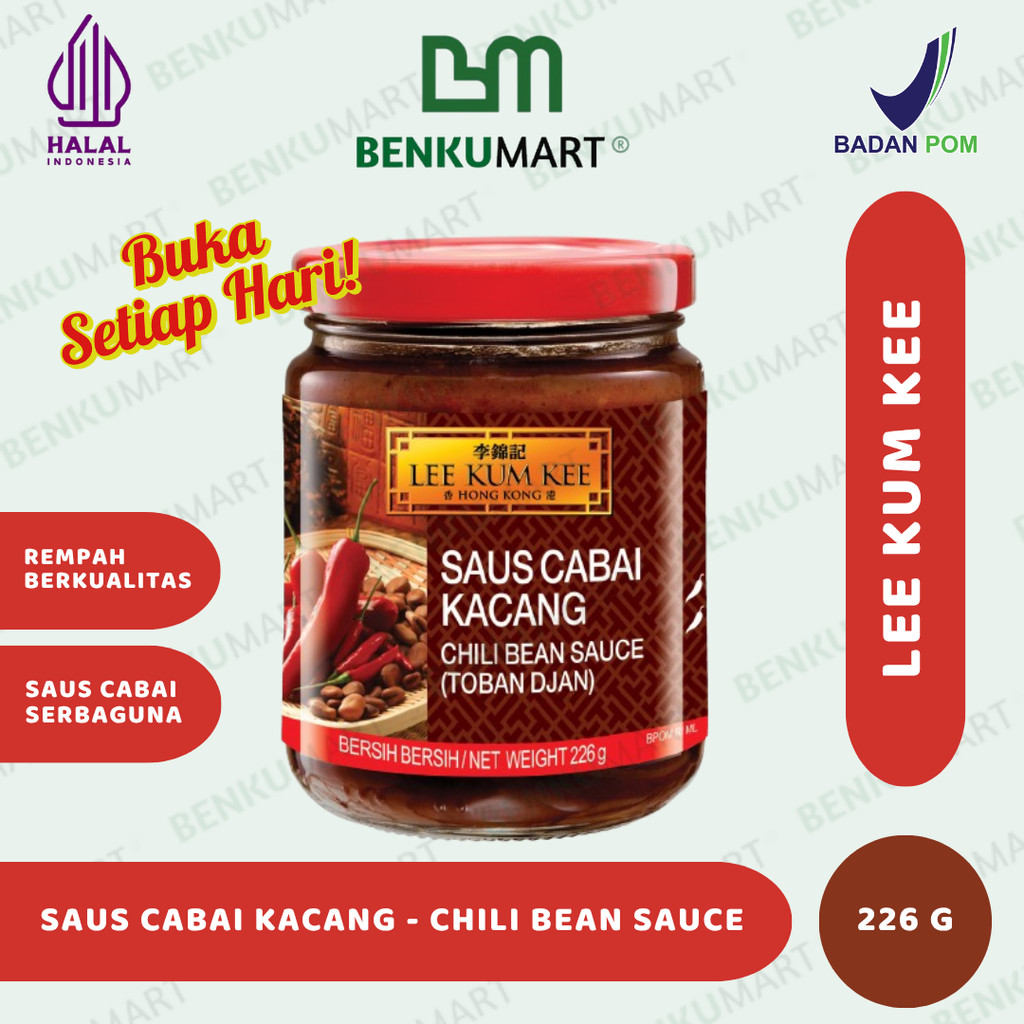 

RB LEE KUM KEE Chili Bean Sauce (226 gr) Toban Djan Saus Cabai Kacang 226 gr