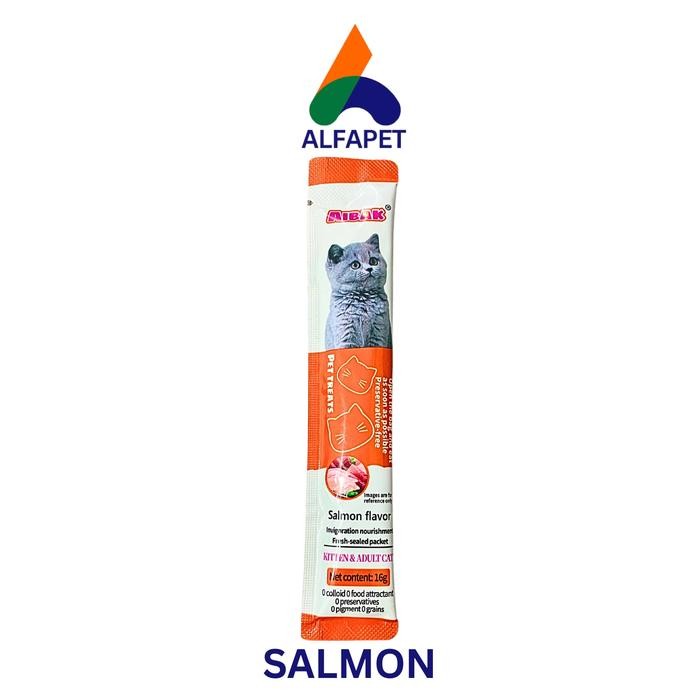 

MIXI Creamy cat strips 16gr snack kucing cemilan kucing - Oren (Salmon)