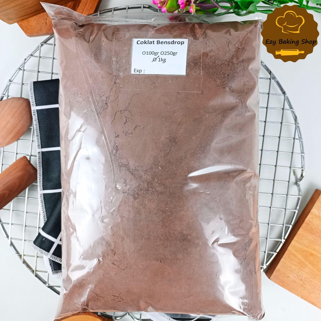 

Coklat Bubuk Bensdrop 1kg (REPACK) - Coklat bubuk premium 22/24
