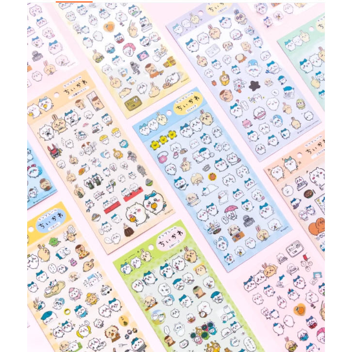 

Chiikawa Scrapbook Stickers DIY- Stiker Chiikawa Lucu | Sticker Scrapbook PVC