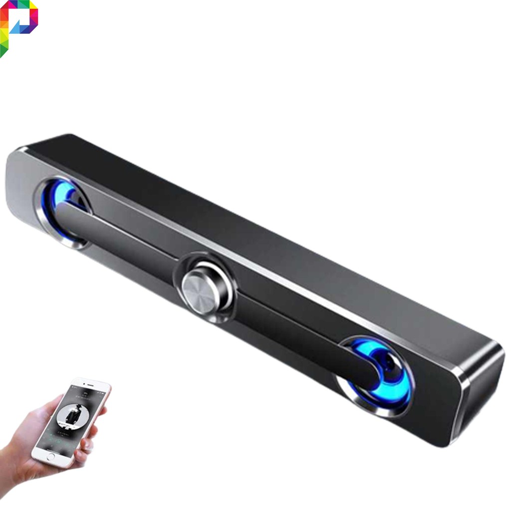 Bluetooth Soundbar Active Speaker Aktif Blutooth Sound Bar Home Theater Stereo Heavy Bass