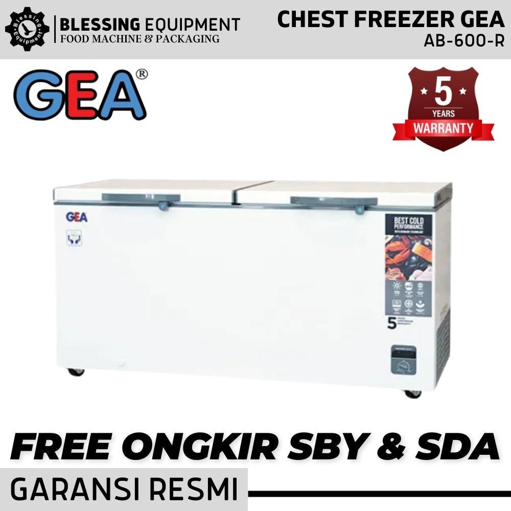 Chest Freezer 500 Liter GEA AB-600-R Kulkas Chest Freezer Box Original