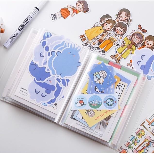 

AHHA Storage Album A6 Display Book Map Album Storage Binder PVC Transparan - Warna