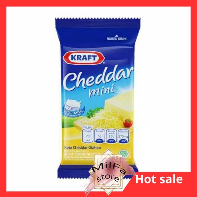 

MF986 KEJU KRAFT CHEDDAR MINI 30 GRAM