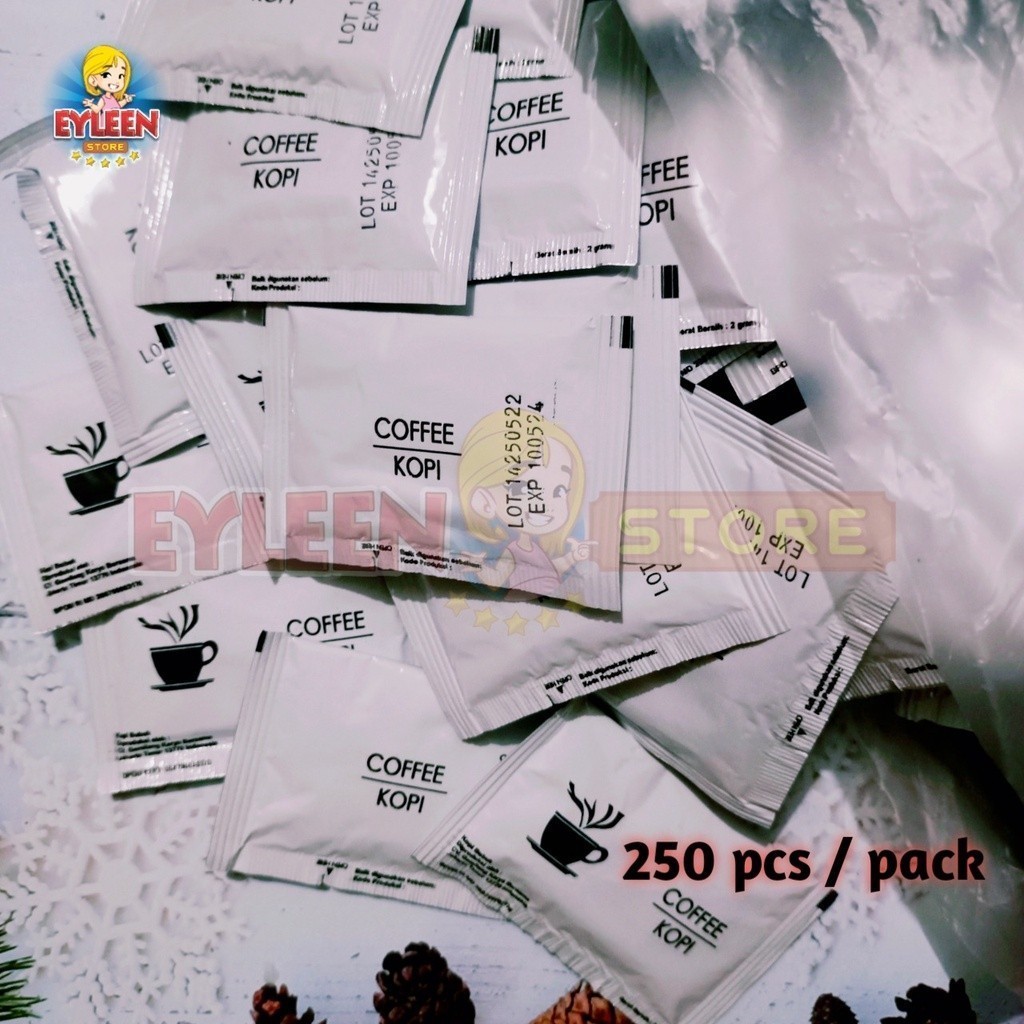 

Kopi Sachet Hotel Cafe 250 Pcs Kopi Instan Coffee Sachet