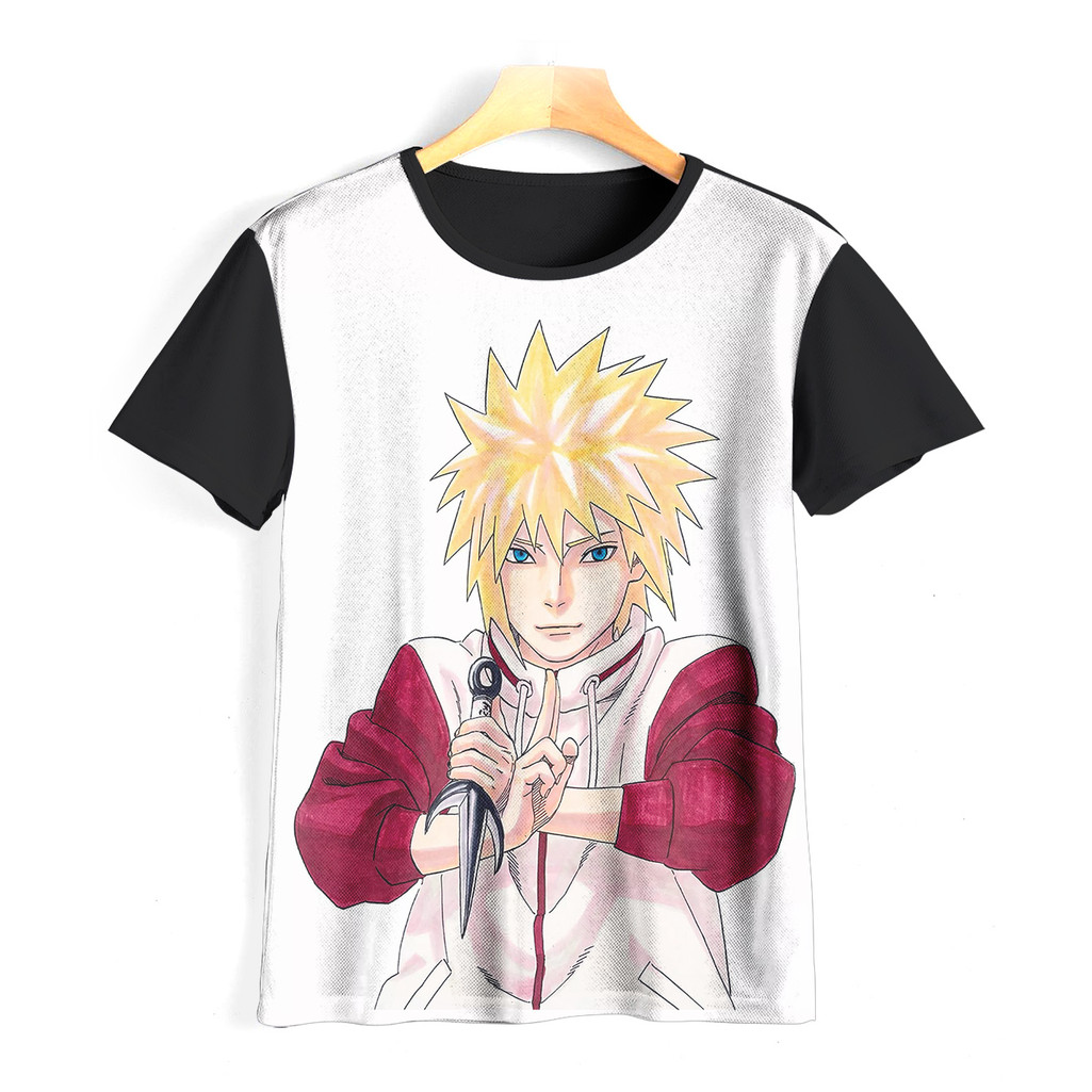 Kaos Minato Namikaze Keren dan Adem | Kaos Anime Naruto Untuk  Anak & Dewasa | 019KA011 Minato Namik