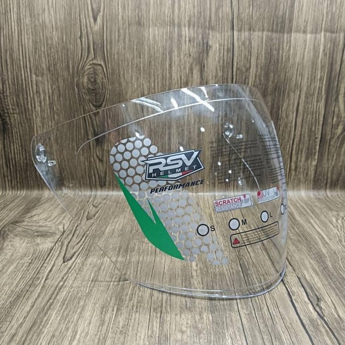 Kaca Helm Half Face RSV SV300 Original Dan Iridium - Original, All Size